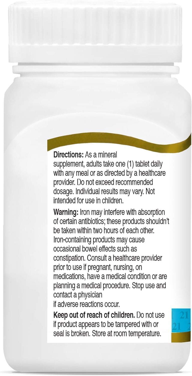 12 Packs of 21st Century Slow Release Iron Tablets - 60 Tablets per Pack, Varied Packaging