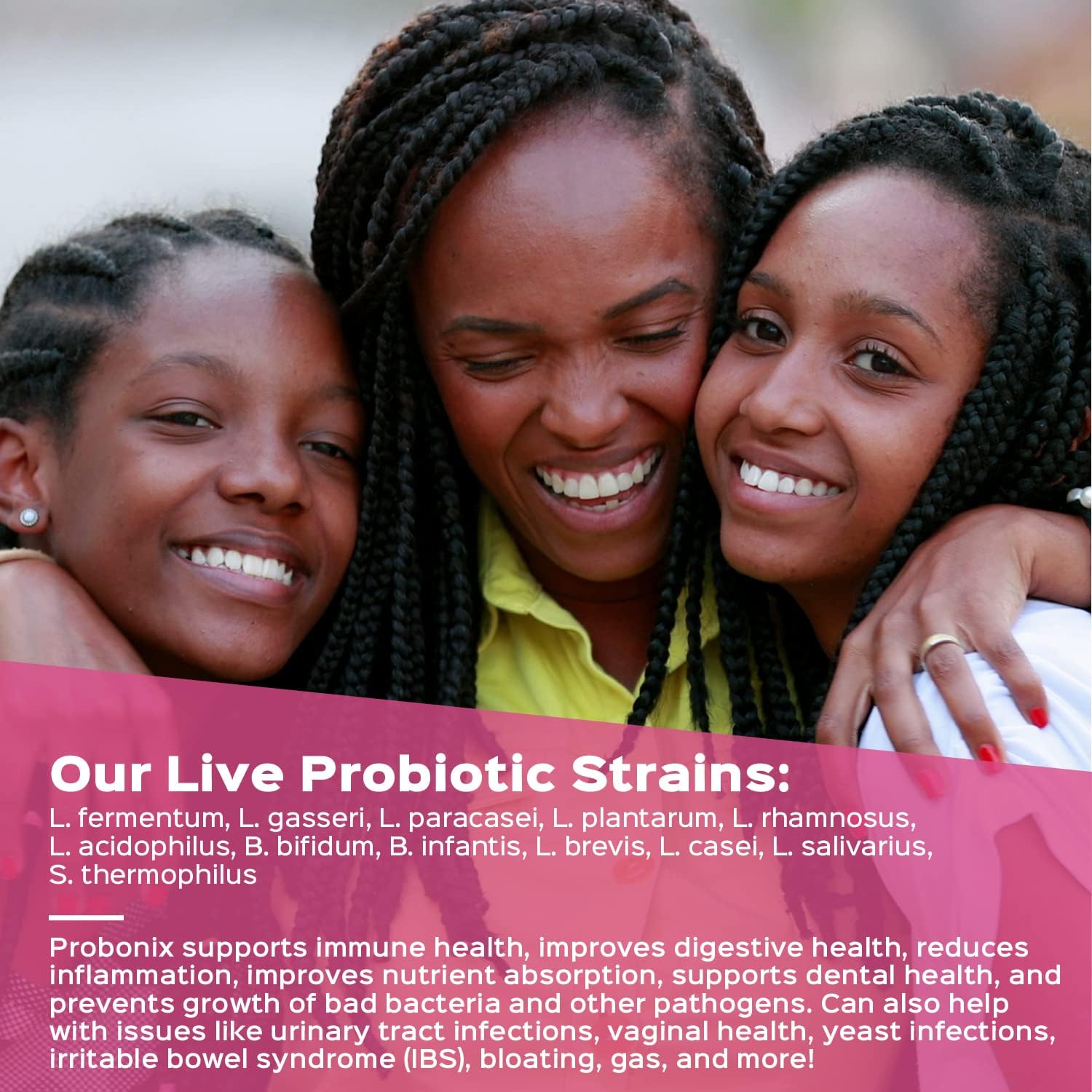 12-Strain Women's Probiotic Drops - Grape Flavored Liquid Probiotics for Gut Health - 45 Billion CFUs - 30-Day Supply