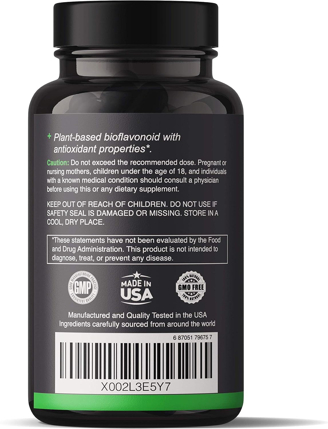 120 Capsules Natgrown Quercetin and Bromelain Supplement Complex for Natural Support