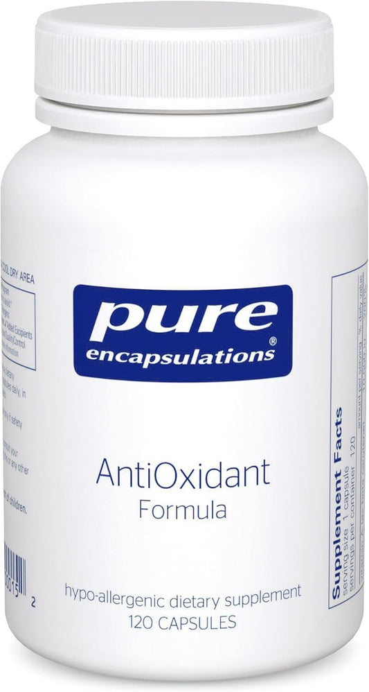 120 Capsules Pure Encapsulations Antioxidant Formula for Comprehensive Antioxidant Support