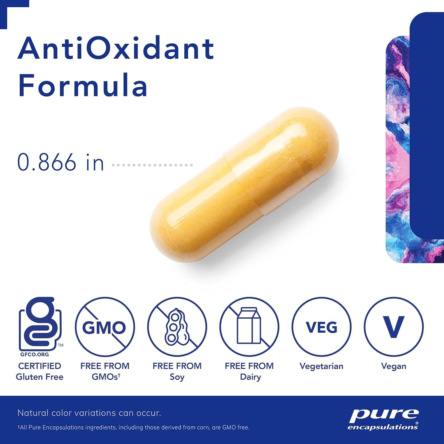 120 Capsules Pure Encapsulations Antioxidant Formula for Comprehensive Antioxidant Support