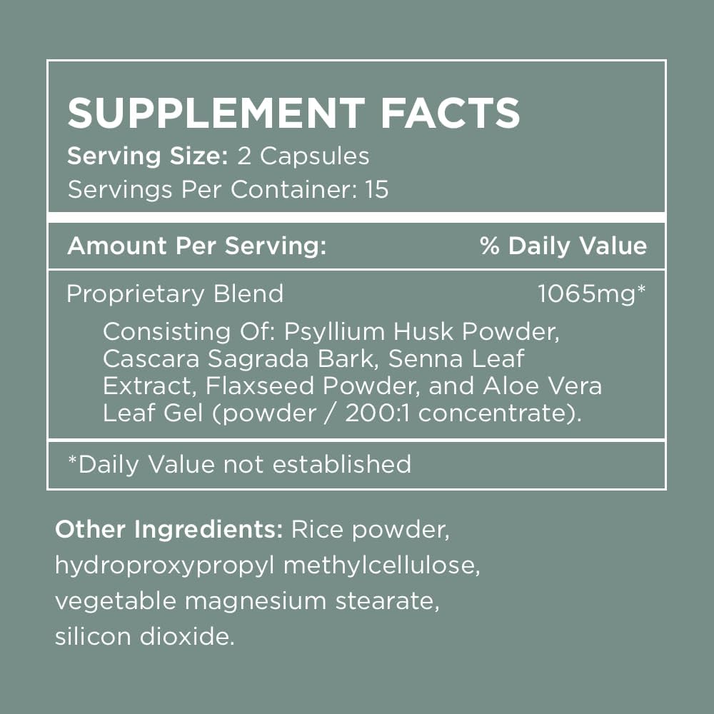 120 Capsules Pure for Men Original Vegan Cleanliness Fiber Supplement + 30 Capsules Reset Detox Supplement