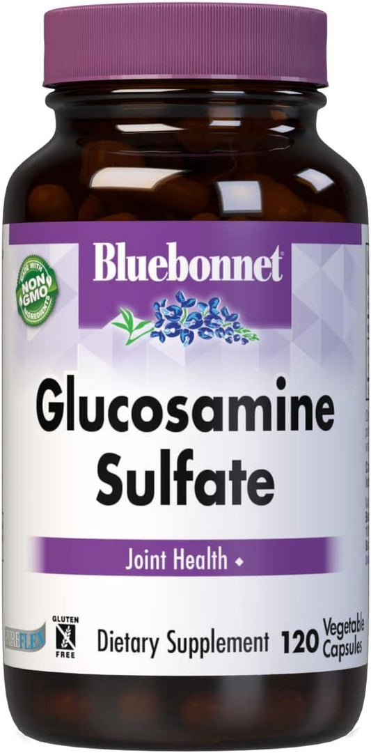 120 Count BlueBonnet Glucosamine Sulfate Supplement for Joint Support