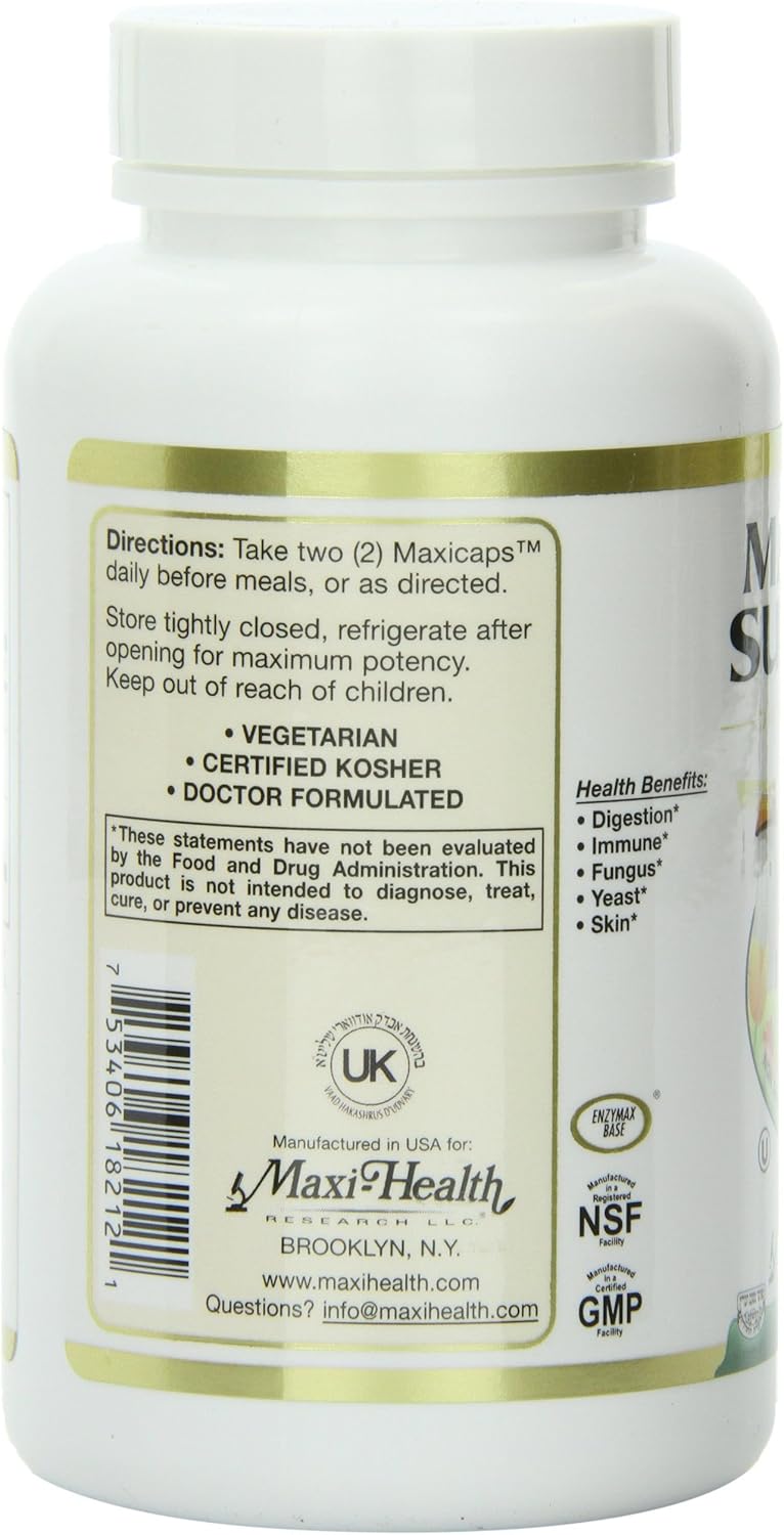 120 Count Maxi-Health 7M Supreme High Potency Probiotic Acidophilus Formula