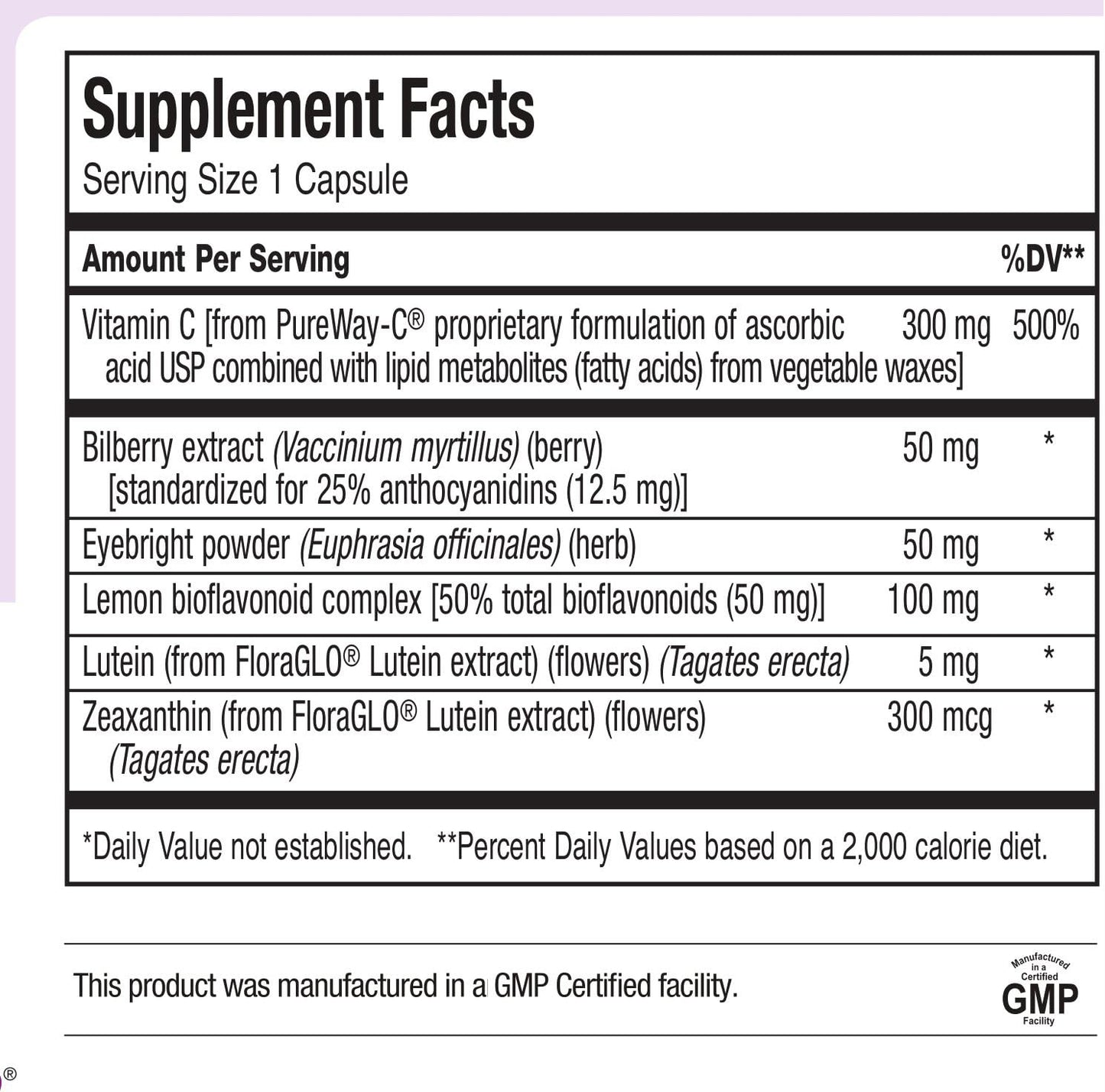 120 Count Maxi Health Bilberry Supreme with Eyebright and Lutein Eye Support Formula