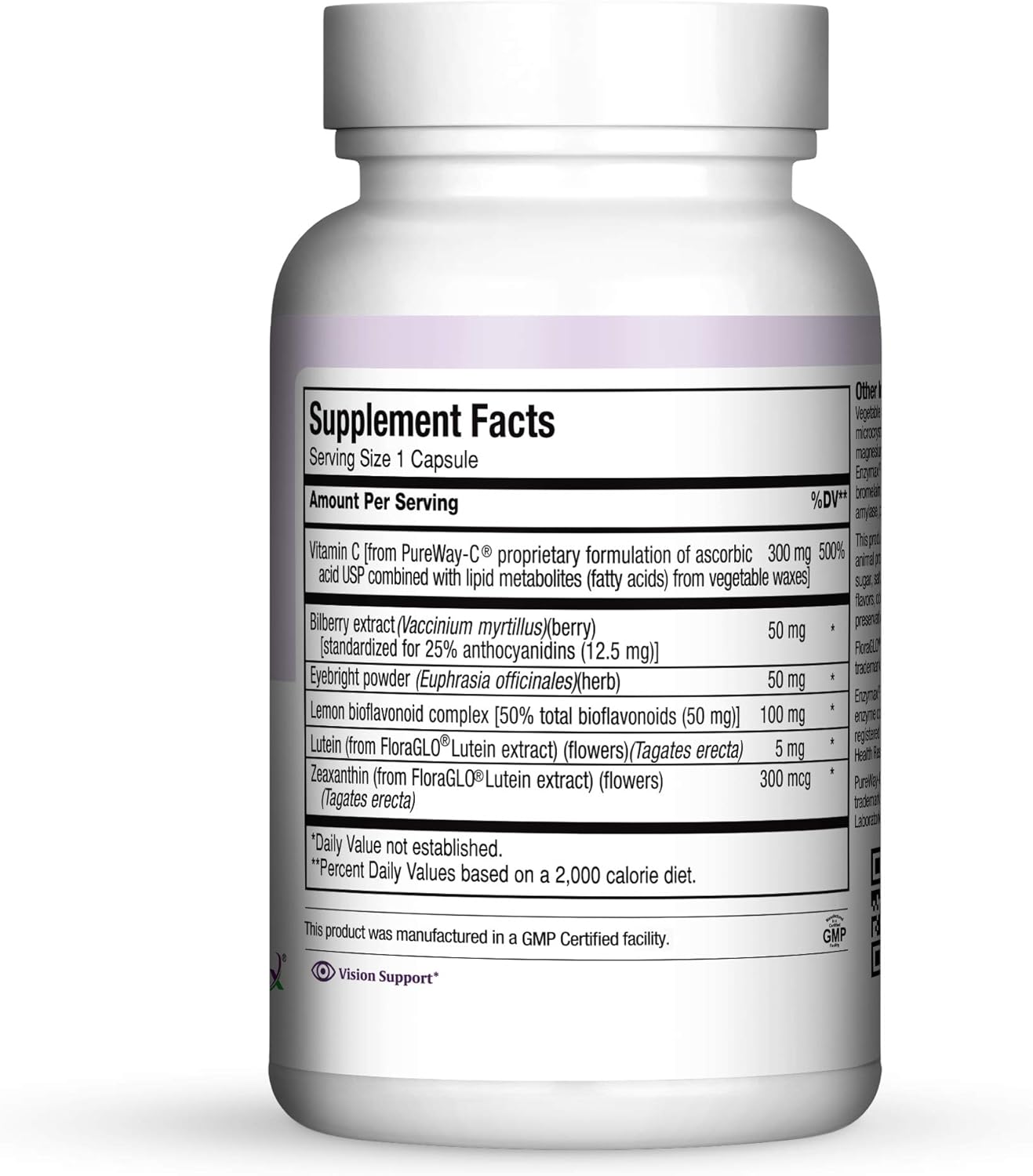 120 Count Maxi Health Bilberry Supreme with Eyebright and Lutein Eye Support Formula