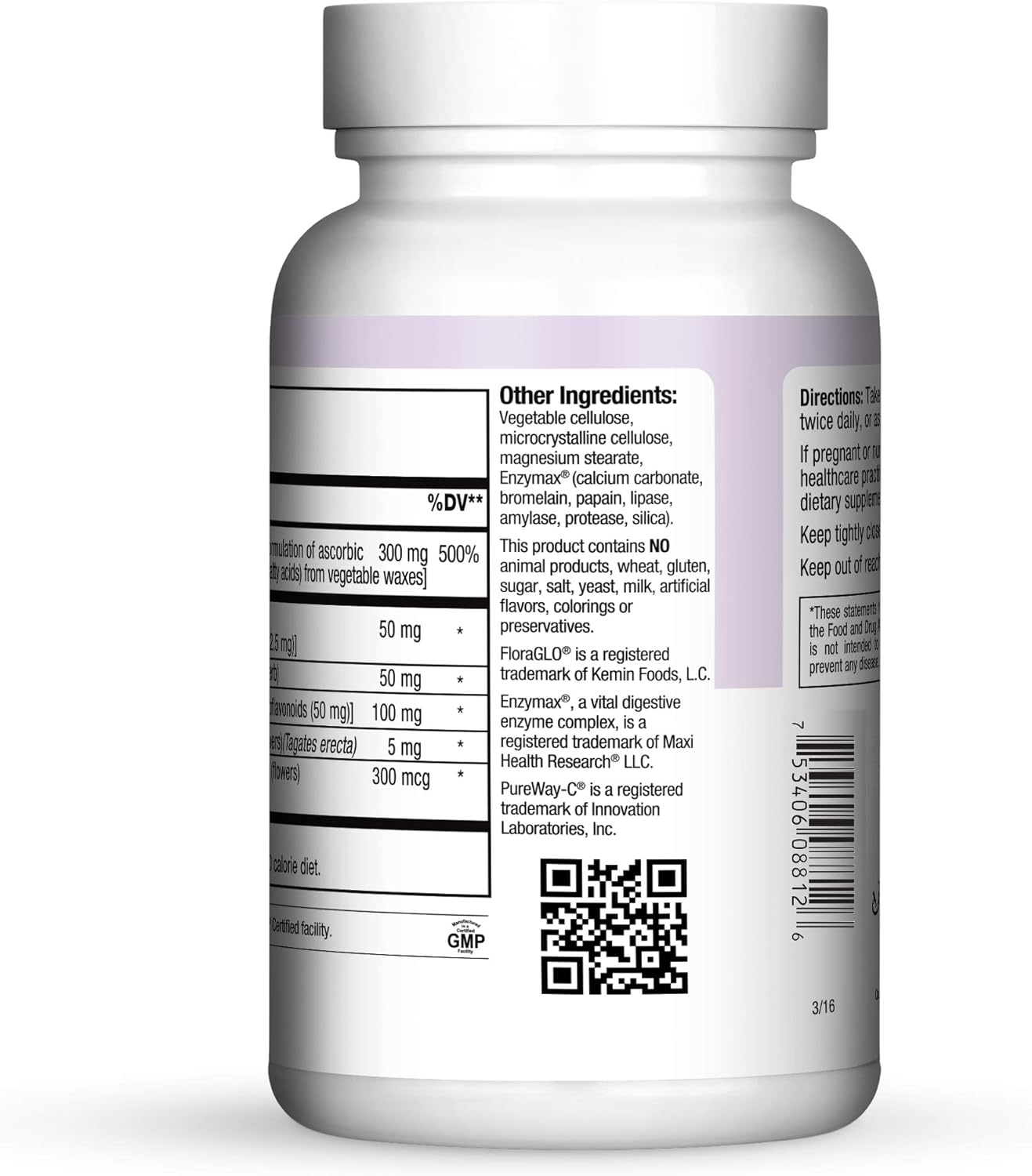 120 Count Maxi Health Bilberry Supreme with Eyebright and Lutein Eye Support Formula
