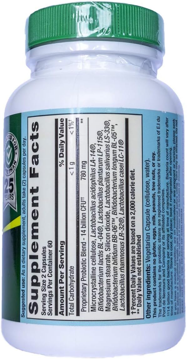120-Count Nutrition Now PB 8 Probiotic with 8 Strains