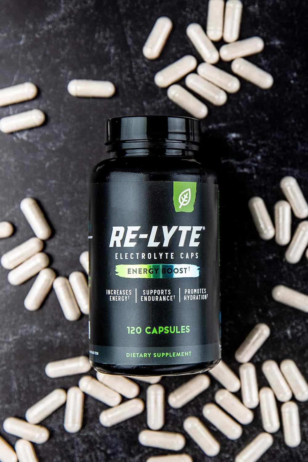 120 Count REDMOND Re-Lyte Energy Boost Capsules for Enhanced Performance and Focus