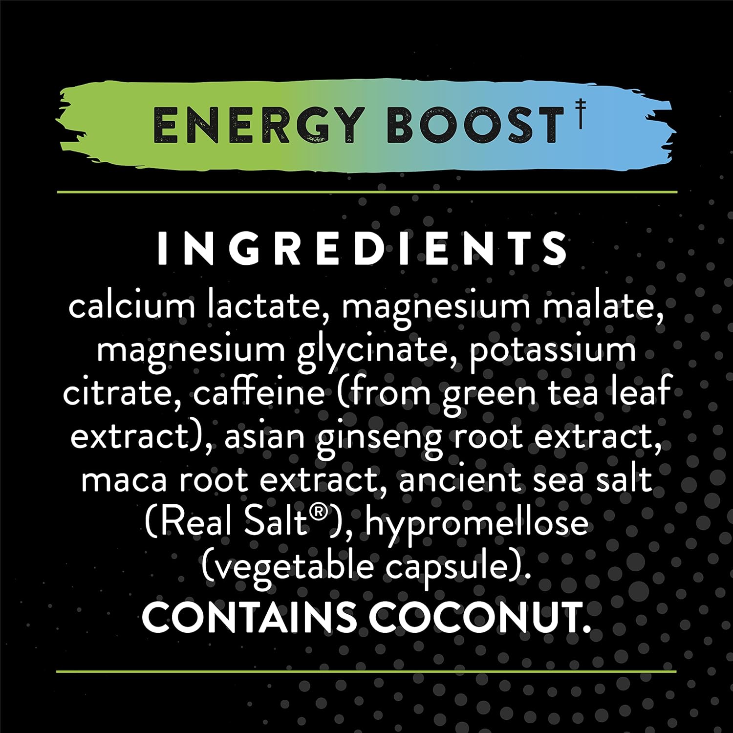 120 Count REDMOND Re-Lyte Energy Boost Capsules for Enhanced Performance and Focus