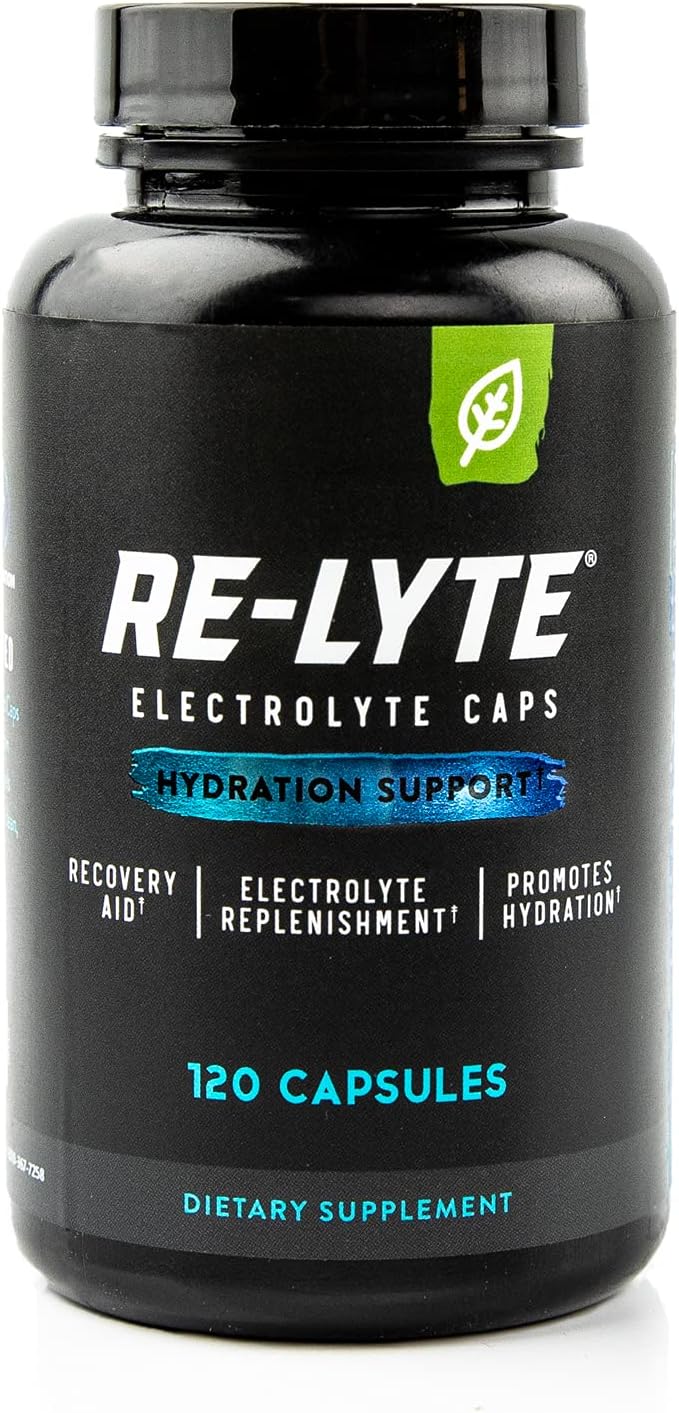 120 Count REDMOND Re-Lyte Hydration Support Capsules for Electrolyte Balance & Hydration