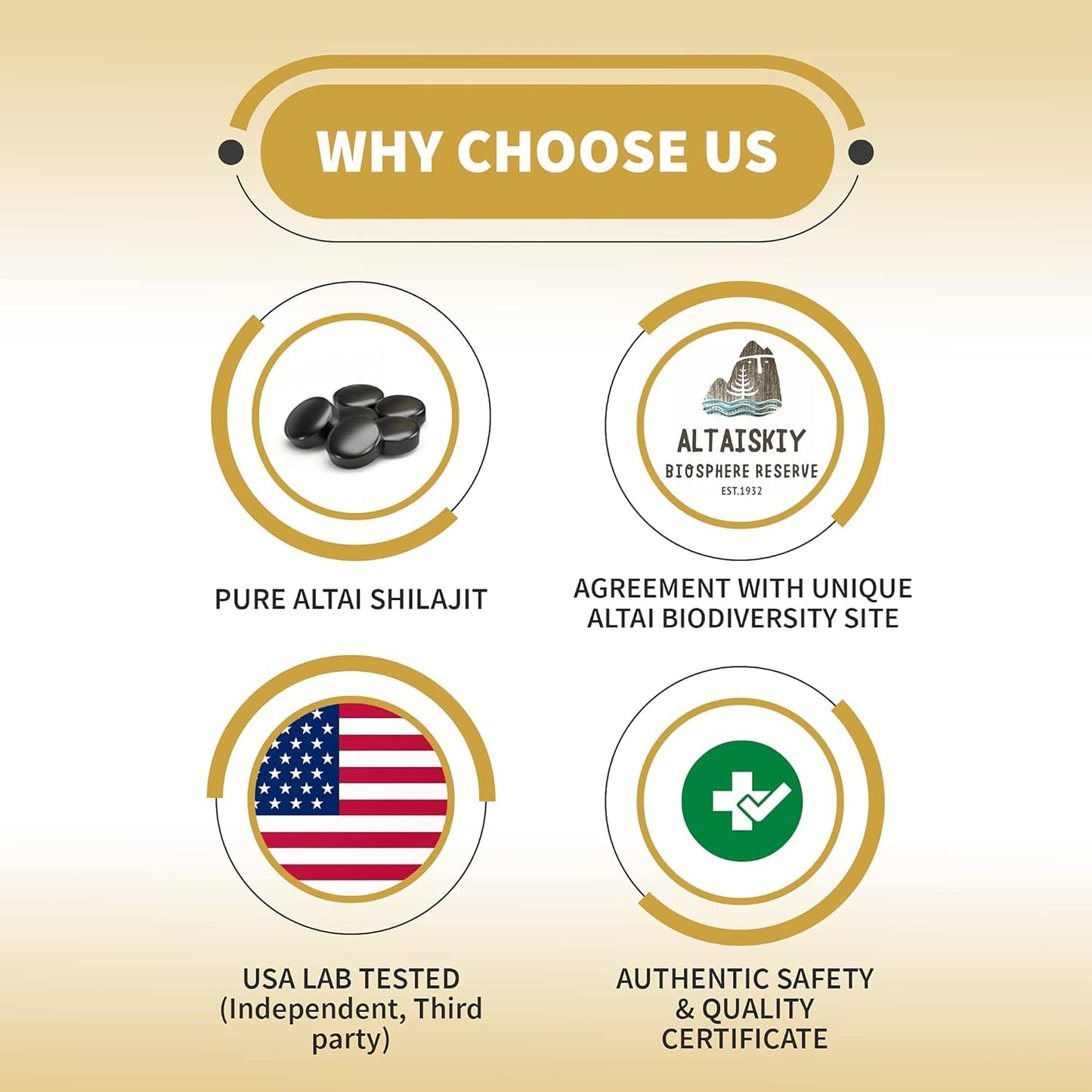 120 Count Siberian Green Premium Pure Shilajit Dry Drops from Altai Golden Mountains - Authentic Safety & Quality Certificate - US Lab Tested Fulvic Acid - 200 mg
