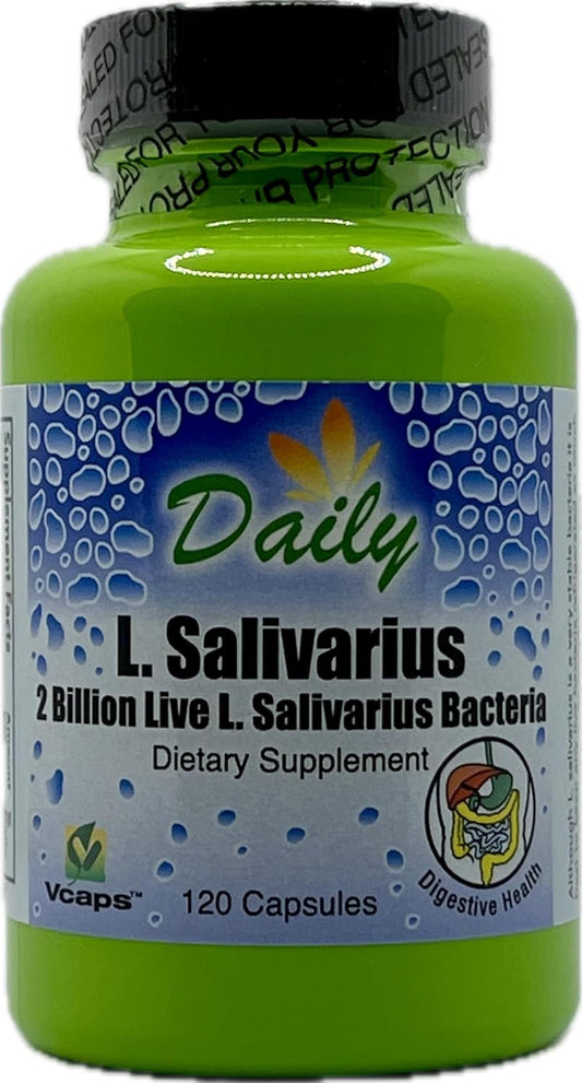 120 Delayed-Release L-Salivarius Probiotic Capsules for Daily Manufacturing