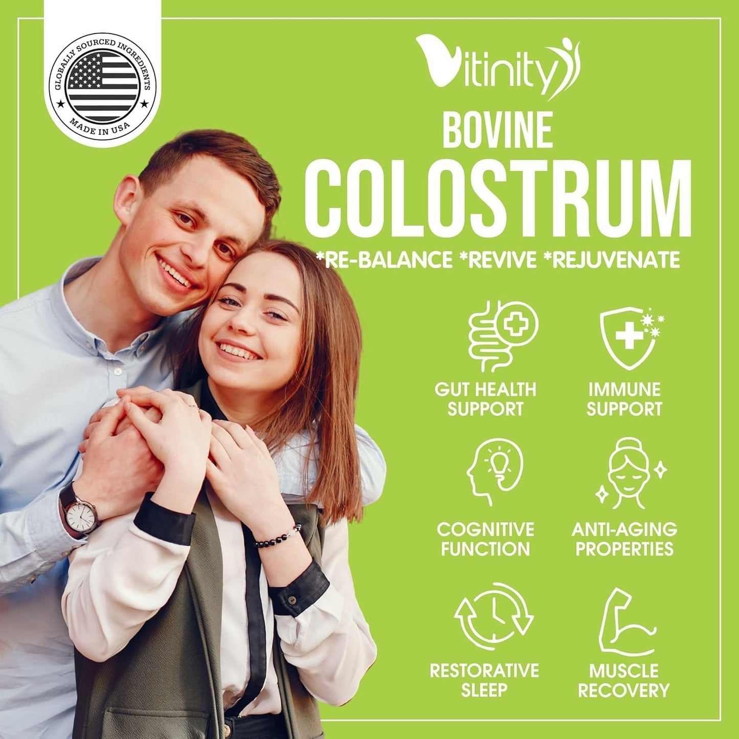 120 Grass Fed Bovine Colostrum Capsules for Gut Health, Immune Support, Muscle Recovery & Wellness - Natural IgG Supplement for Humans | Pure Colostrum Superfood, Unflavored