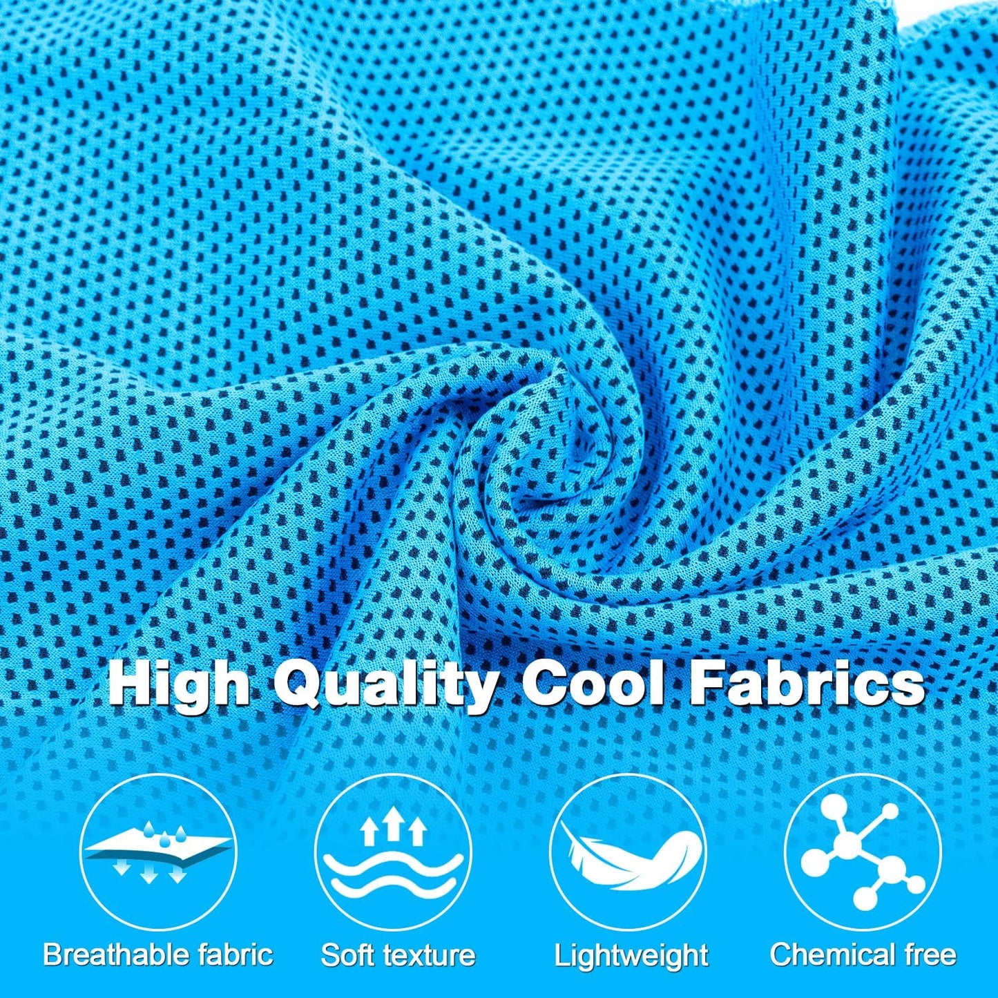 120 Pack Menoly Cooling Towels for Neck - 32"x12" Ice Towels for Sports, Gym, Yoga, Camping, Running - Soft Microfiber Chilly Towel for Fitness & More