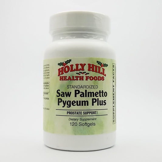 120 Softgels of Holly Hill Health Foods Standardized Saw Palmetto Pygeum Plus