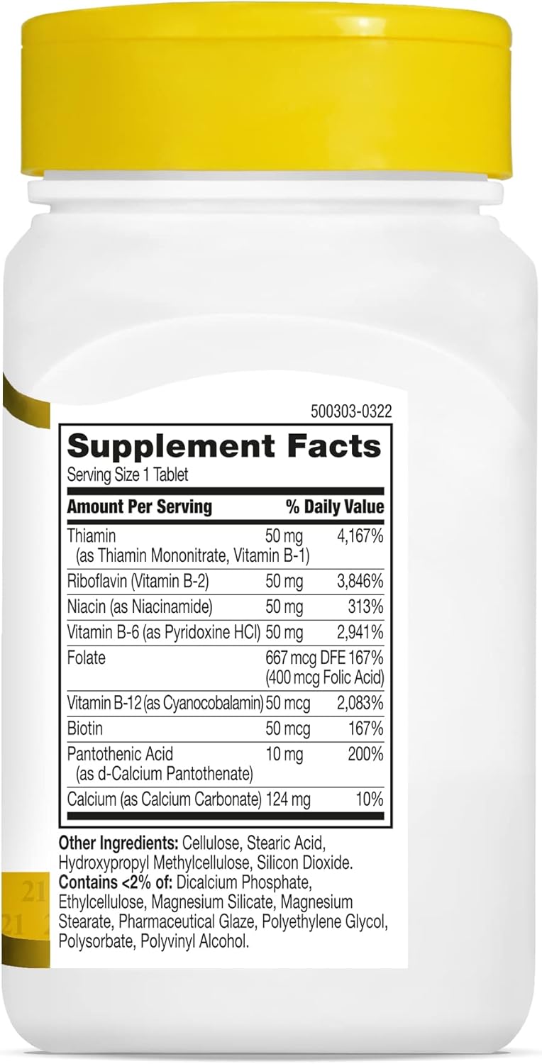 120 Tablets of 21st Century B 50 Complex Prolonged Release Formula