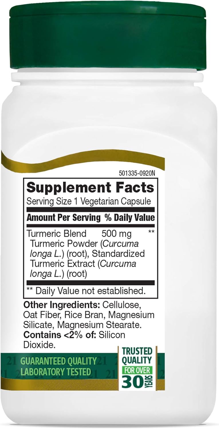 120 Turmeric Complex Vegetarian Capsules for Modern Health, Pack of 2