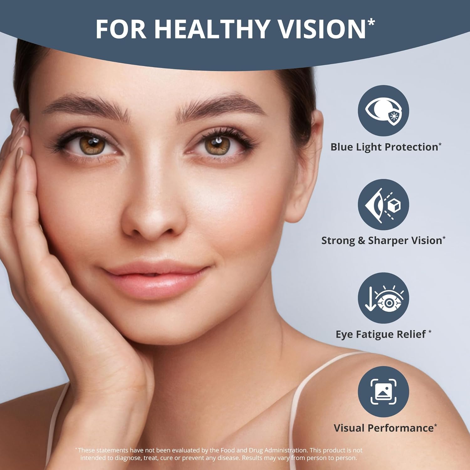 120 Vegan Capsules NuBest AREDS 2 Eye Vitamins with Beta Carotene, Lutein, Zeaxanthin, Bilberry, Grape Seed, B-Complex, Multivitamin - Eye Health Support