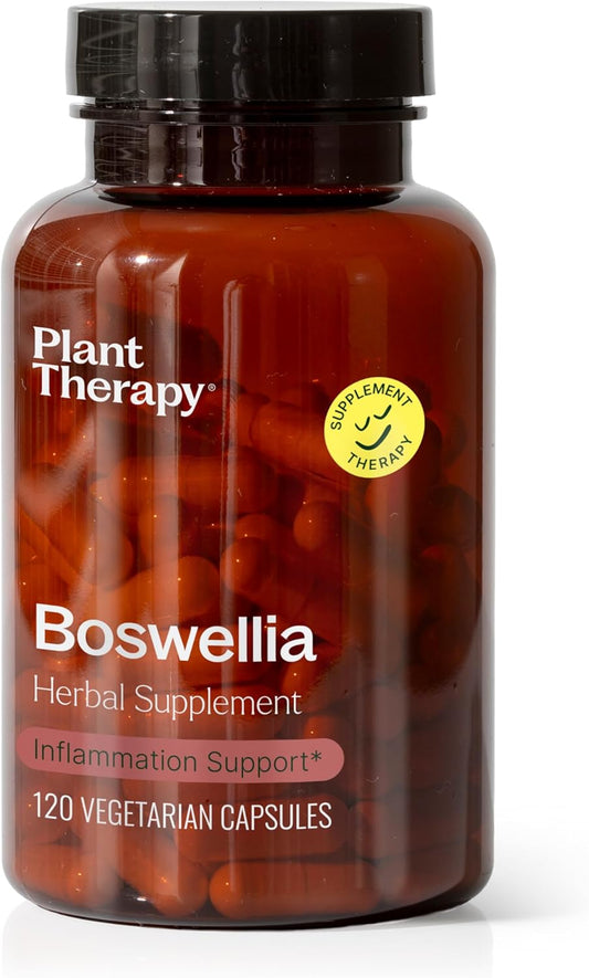 120 Vegetarian Boswellia Herbal Supplement Capsules for Joint Flexibility, Comfort, and Healthy Skin - Made in the USA