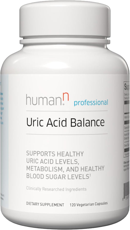 120 Vegetarian Capsules for Maintaining Healthy Uric Acid Levels - humanN Uric Acid Balance