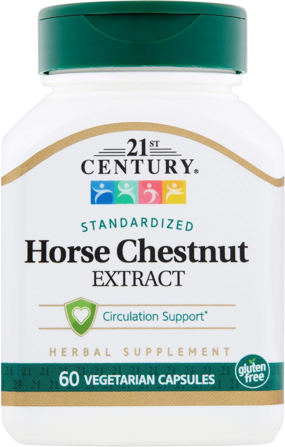 120 Vegetarian Capsules of 21st Century Horse Chestnut Seed Extract - Pack of 2