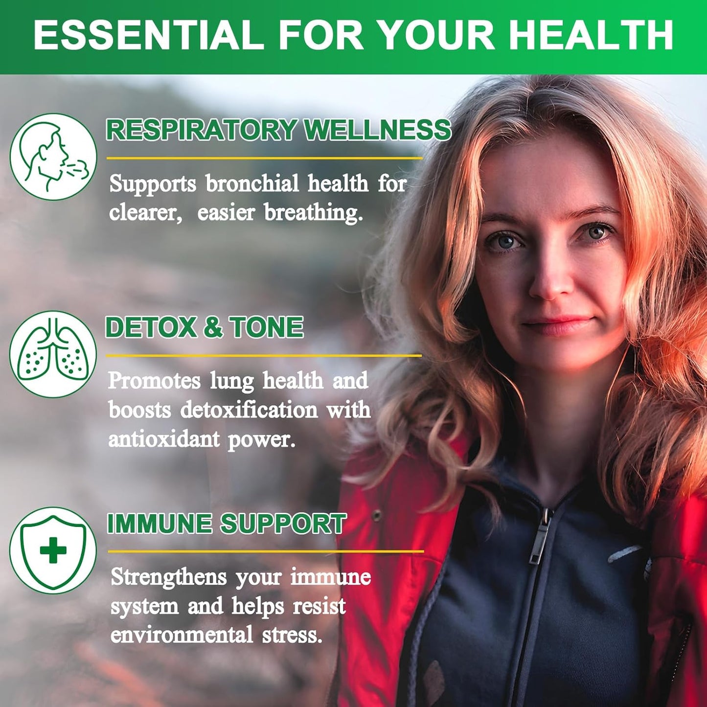 120ML Mullein Leaf Extract Drops for Lung Cleanse - Natural Supplement for Immune & Respiratory Health Support - Ideal for Smokers
