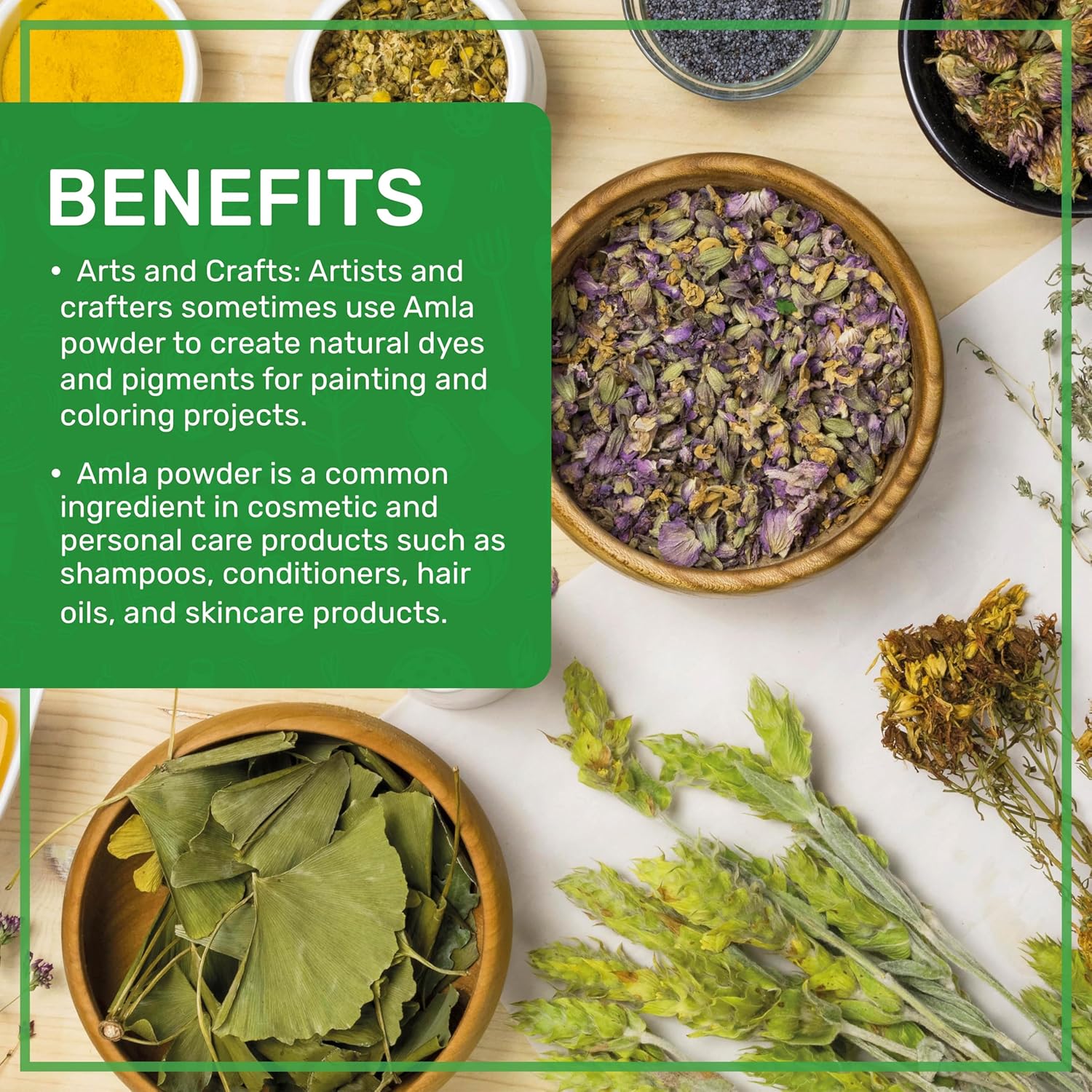 1.25LB Jiva Organics Amla Powder - Gluten Free, Non-GMO, Pure Amalaki Powder, Vitamin C, Lab Tested, 100% Raw & Natural