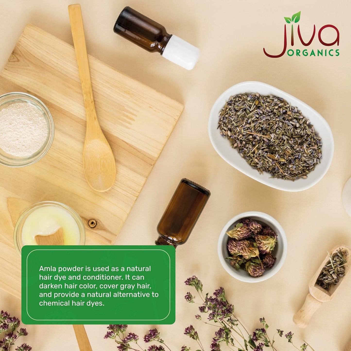 1.25LB Jiva Organics Amla Powder - Gluten Free, Non-GMO, Pure Amalaki Powder, Vitamin C, Lab Tested, 100% Raw & Natural