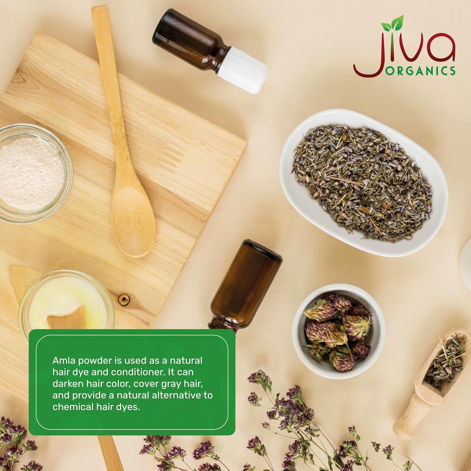 1.25LB Jiva Organics Amla Powder - Gluten Free, Non-GMO, Pure Amalaki Powder, Vitamin C, Lab Tested, 100% Raw & Natural