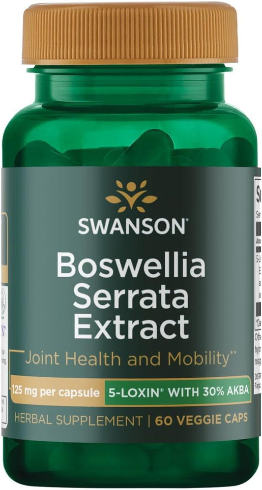 125mg Boswellia Serrata Extract in 60 Vegetarian Capsules by Swanson