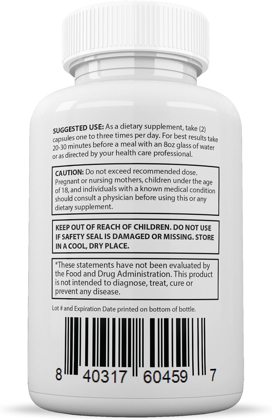 1275MG Keto Pills with Apple Cider Vinegar, Olive Oil, Green Tea - 60 Capsules