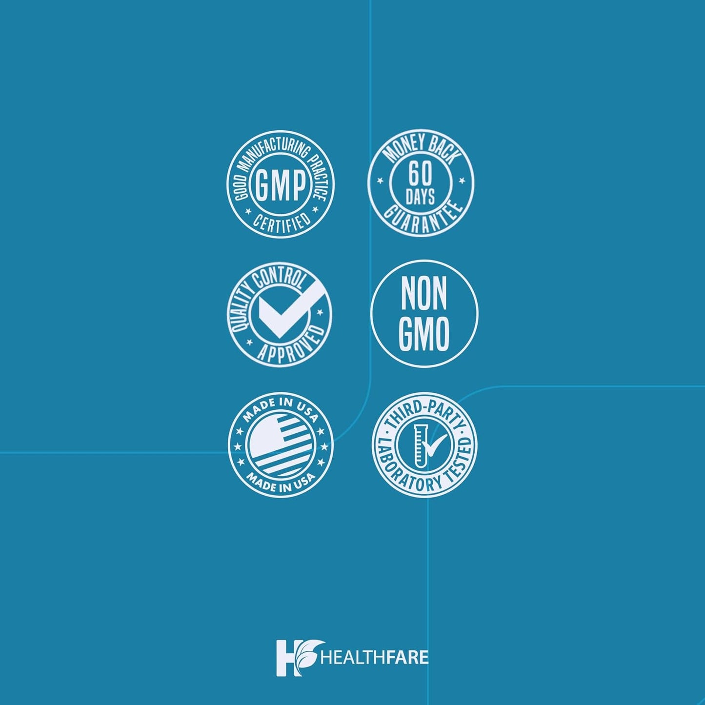 130 mg Potassium Iodide Fast-Dissolving Tablets - 360 Tablets (6 Pack) - Ki Pills with Long Shelf Life - Non-GMO - Healthfare