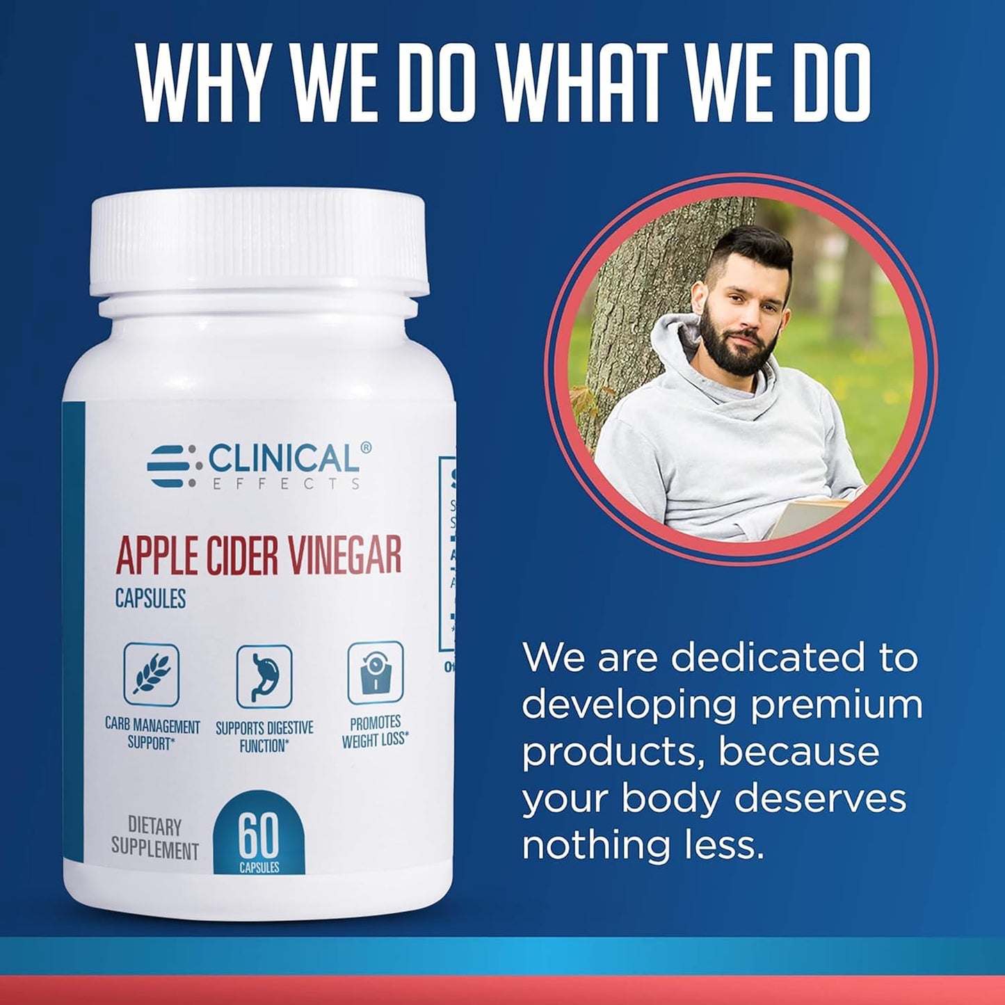 1300mg Apple Cider Vinegar Capsules for Weight Management, Heart Health, Energy - 60 Veggie Pills USA - BoostGo Australia