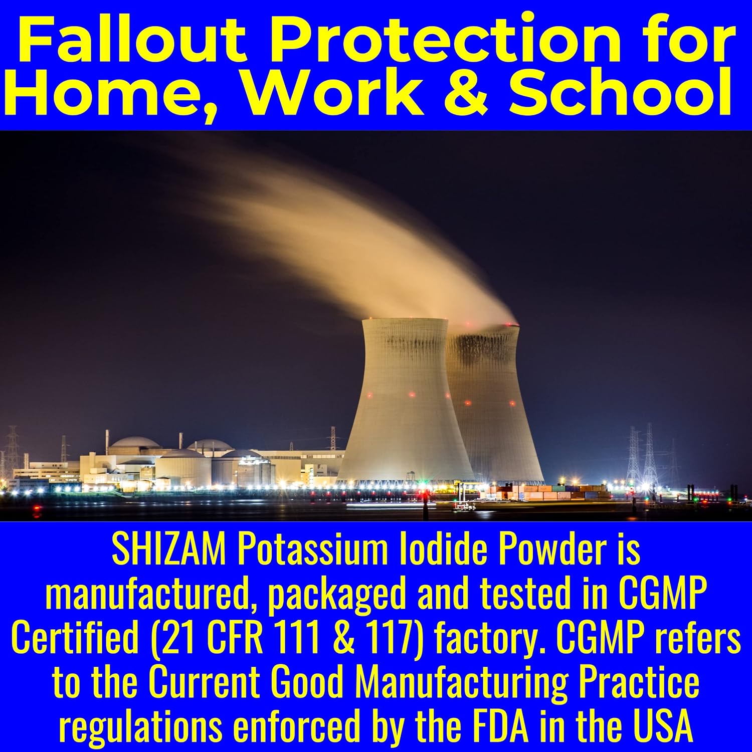 130mg Potassium Iodide Supplement Kit - Capsules, Tablets, Liquid Tincture, Alt Survival Supplies