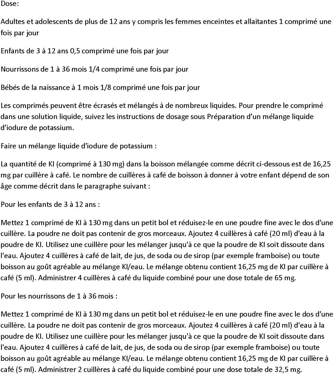 14 Tablets of Anbex IOSAT Potassium Iodide - Radiation Emergency Thyroid Blocking Supplement