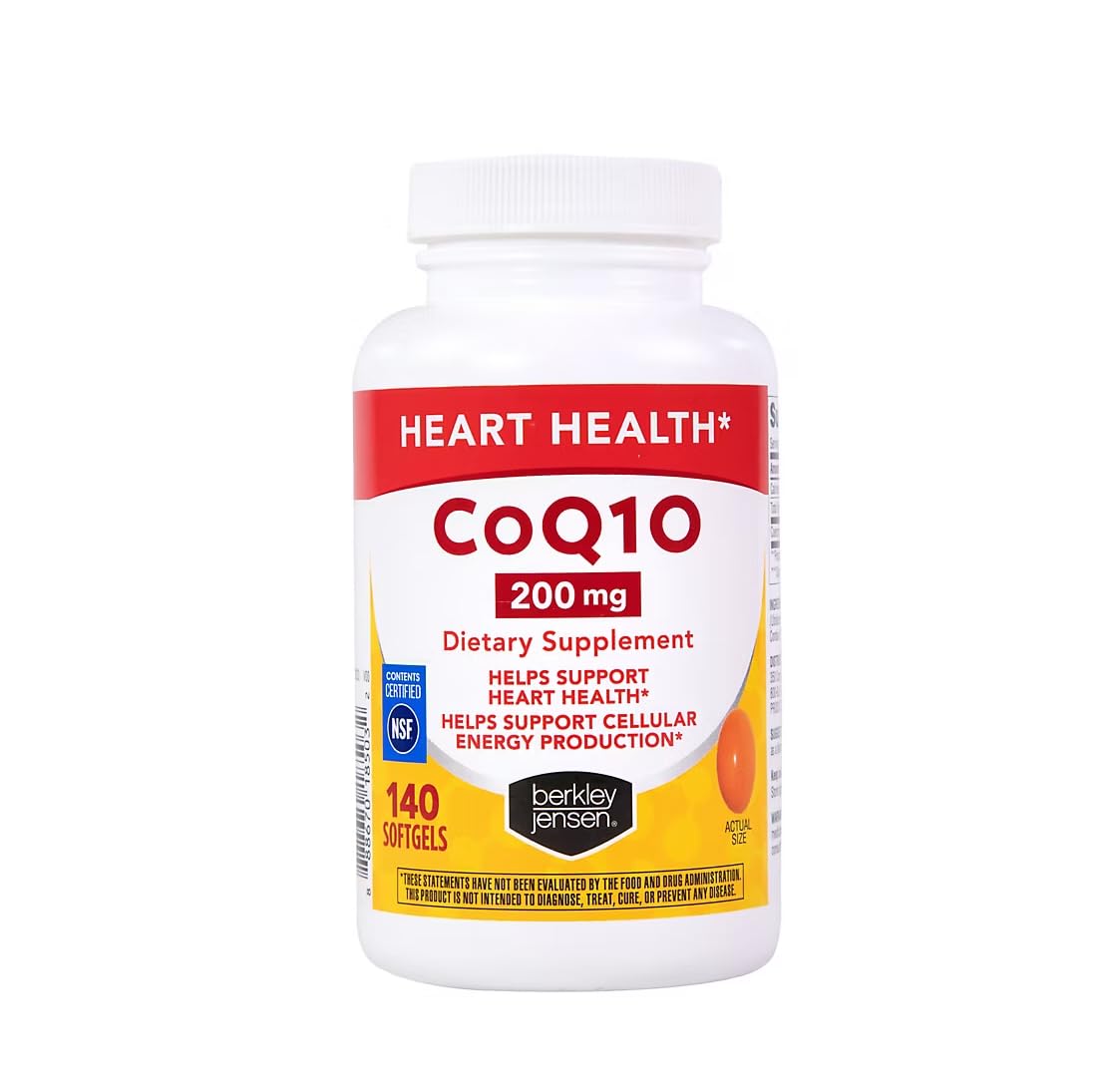 140 Count Berkley Jensen Coq10 Dietary Supplement - 200 mg