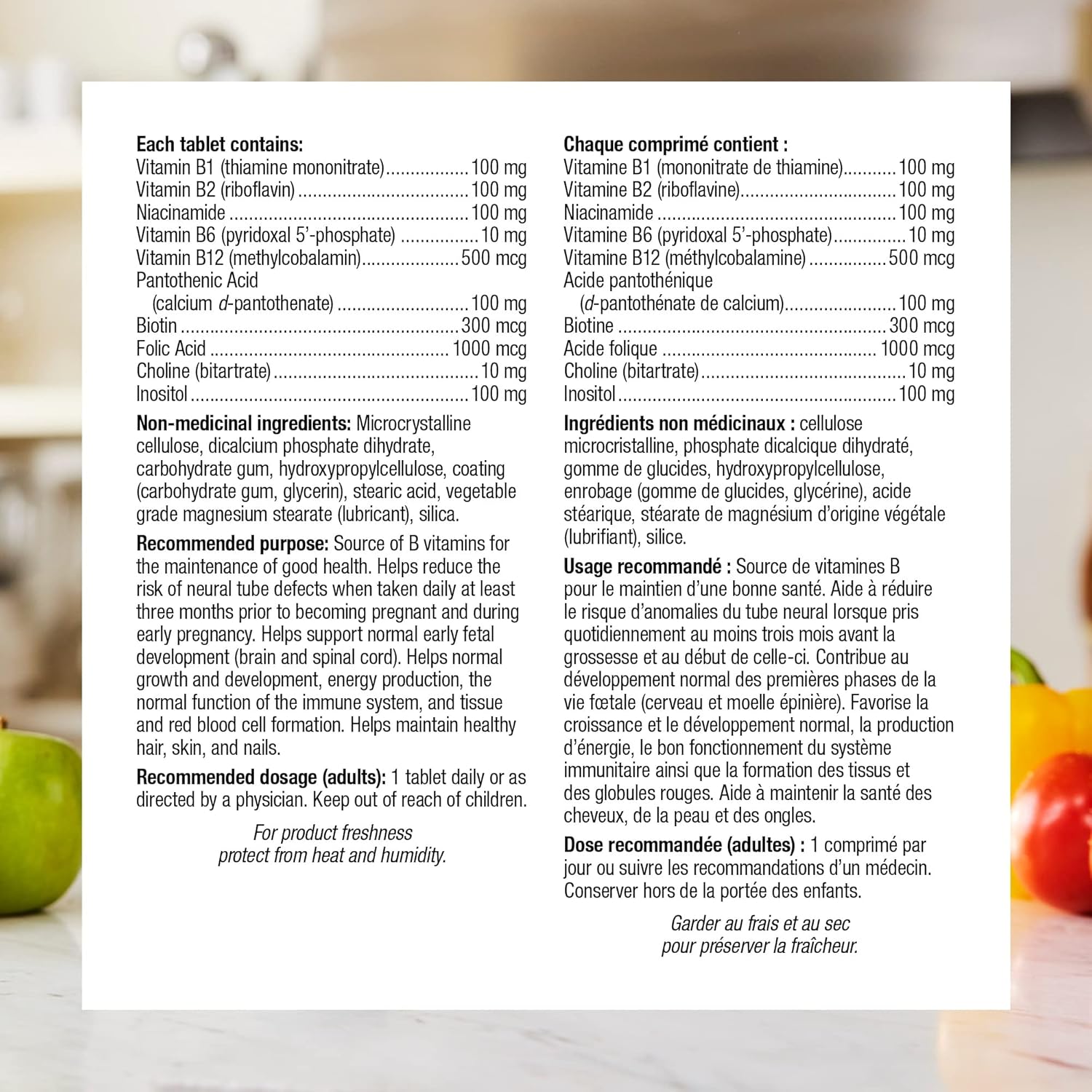 140 Tablet Webber Naturals Vitamin B100 Complex with Time Release Formula - BoostGo Australia