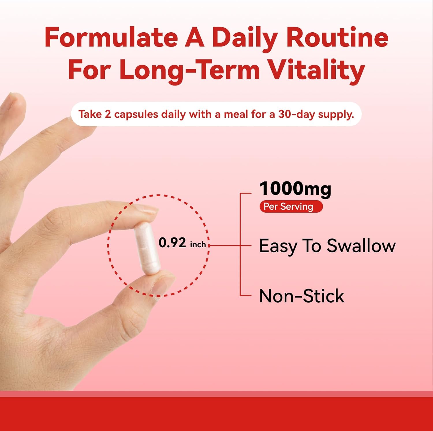 1400 MG Liposomal Urolithin A Supplement for Anti-Aging & Muscle Strength - 50 Count, Non-GMO & Gluten-Free