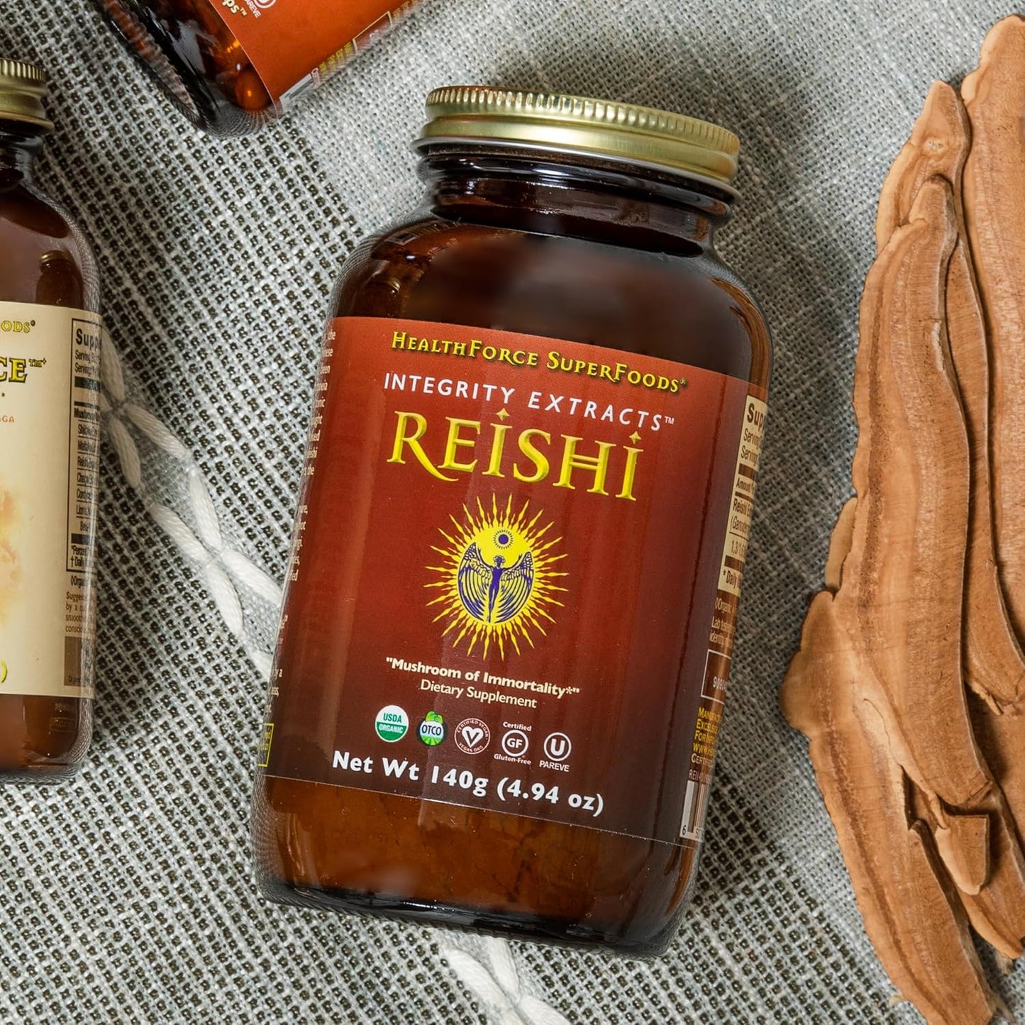 140g HealthForce SuperFoods Integrity Extracts Reishi Mushroom Powder