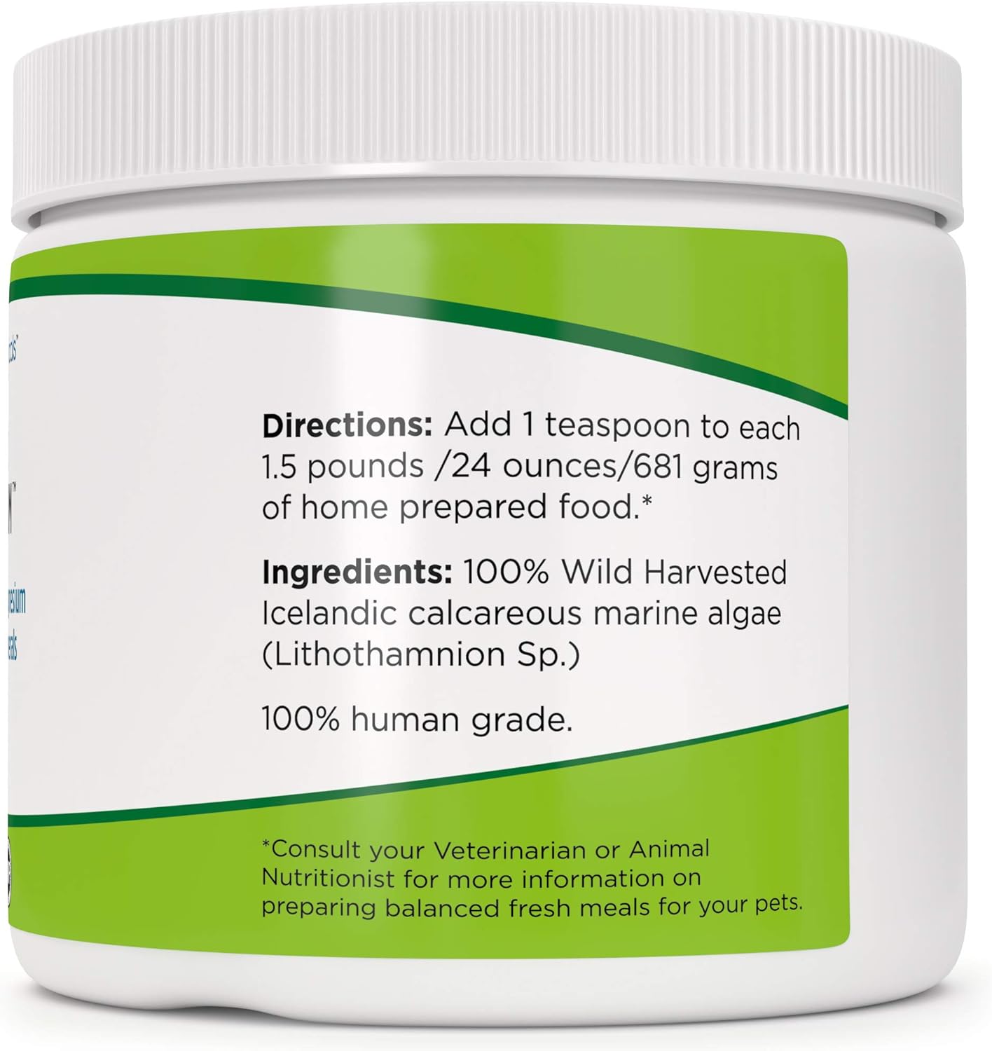 14oz Dog and Cat Seaweed Calcium Supplement, Balances Homemade Food, Pure and Affordable, Vet Recommended - 3 Pack