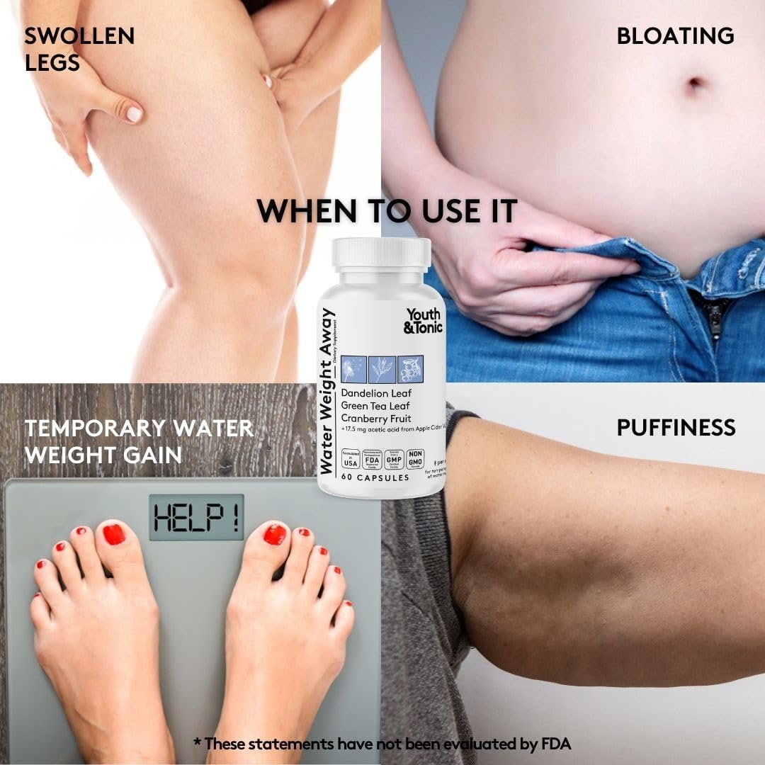 15-Day Cleanse Bundle with Youth & Tonic Water for Slimming Formula, Electrolytes for Hydration Support During Diuretic Use