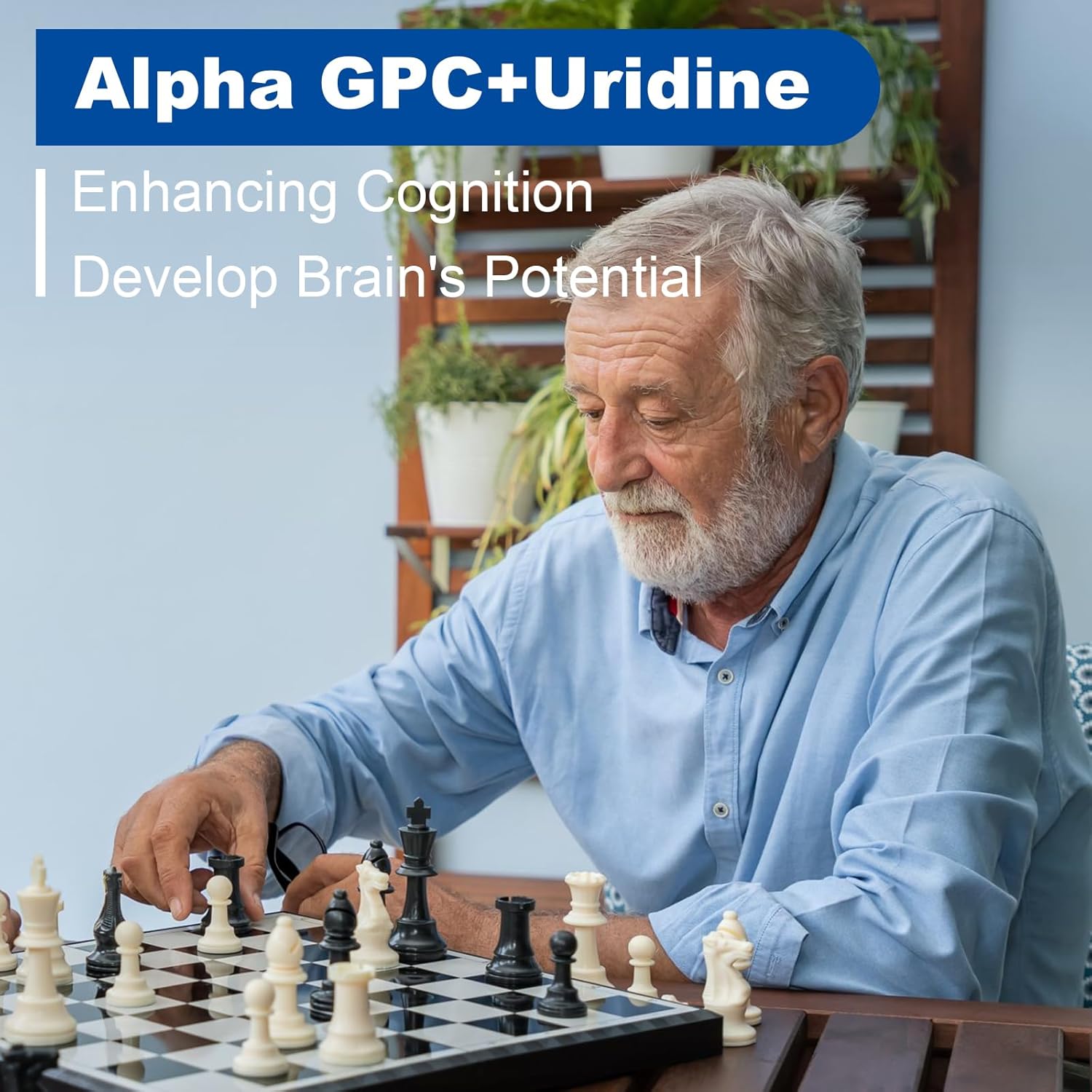 15-in-1 Alpha GPC Nootropic Brain Supplement with Lion's Mane - Memory, Focus, and Brain Support - 60 Capsules - BoostGo Australia