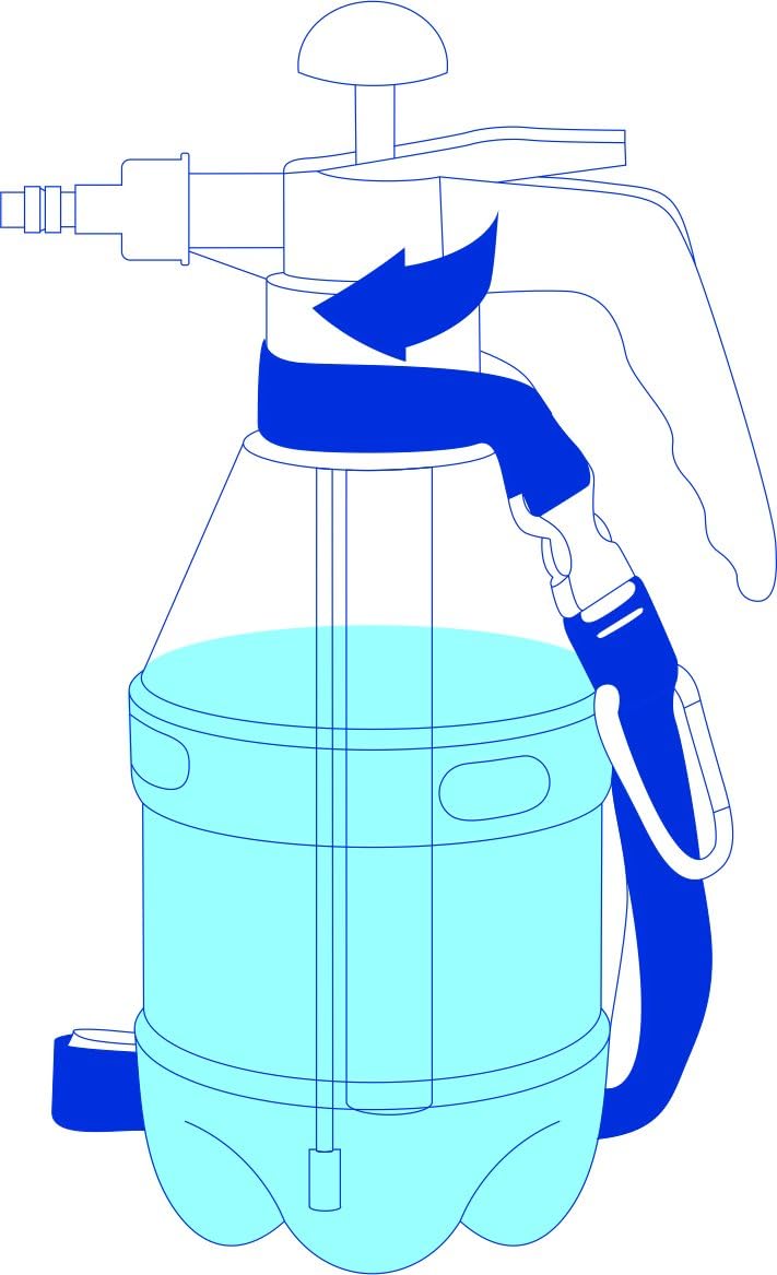 1.5 Liter Personal Water Mister Pump Spray Bottle by COREGEAR - Classic USA Misters