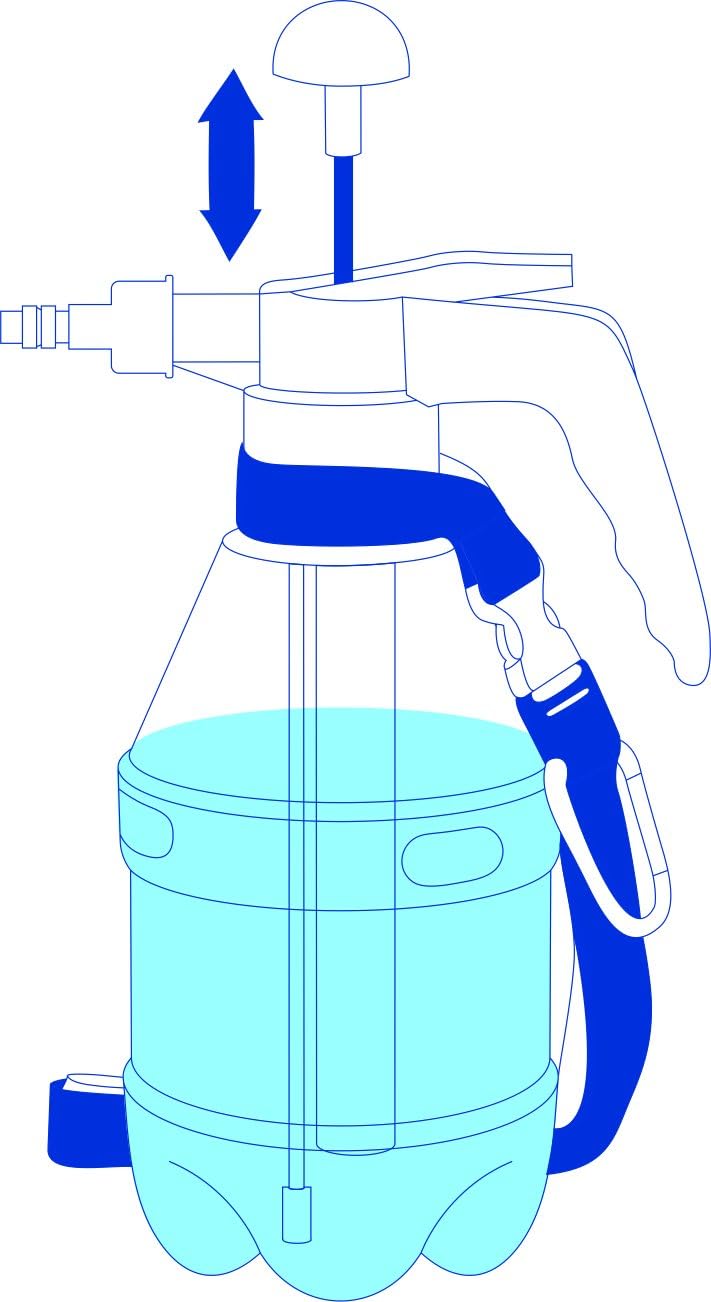1.5 Liter Personal Water Mister Pump Spray Bottle by COREGEAR - Classic USA Misters