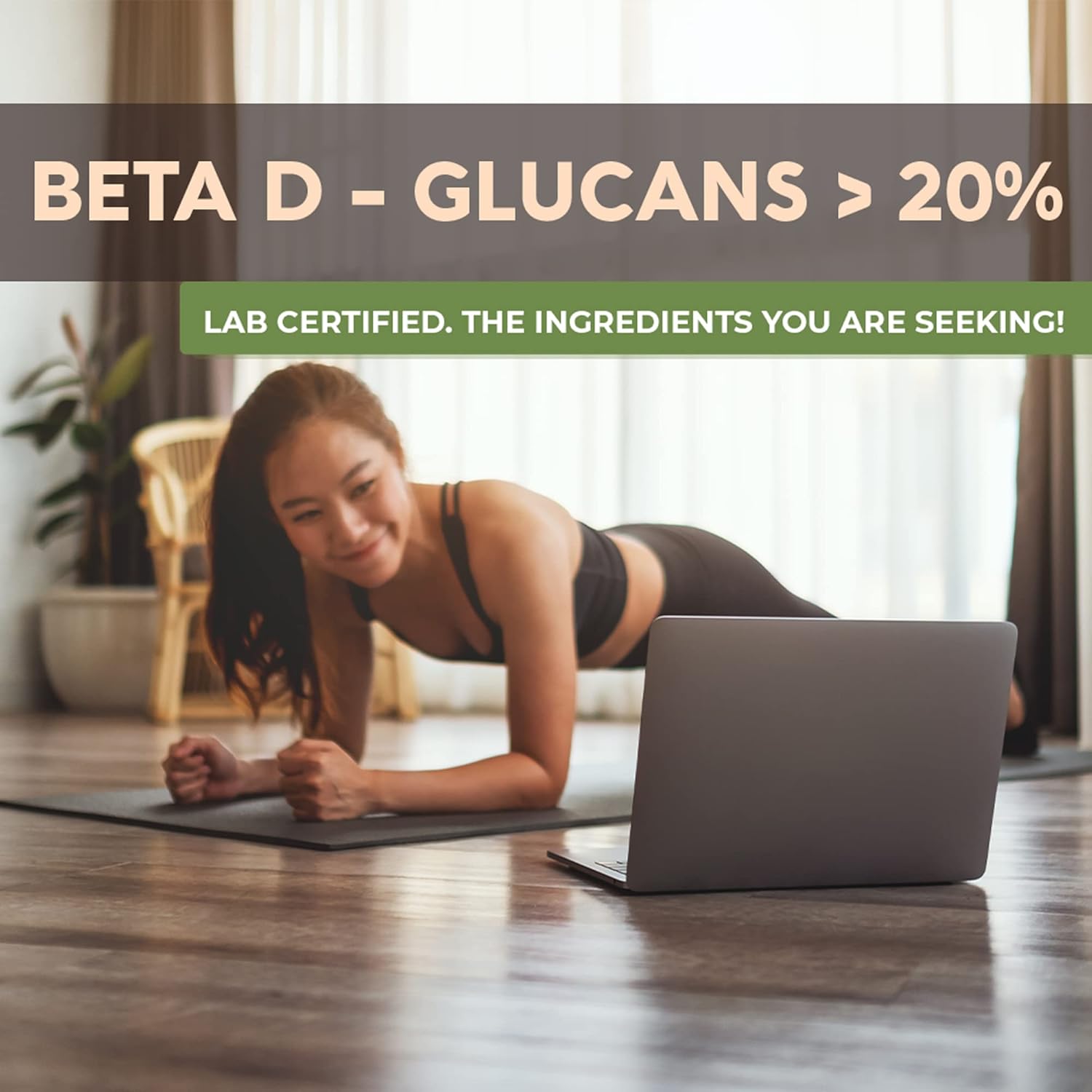 15 Mushroom Supplement Blend Capsules - Immune System Support, Mental Clarity, Focus, and Relaxation - 90 Count Bottle