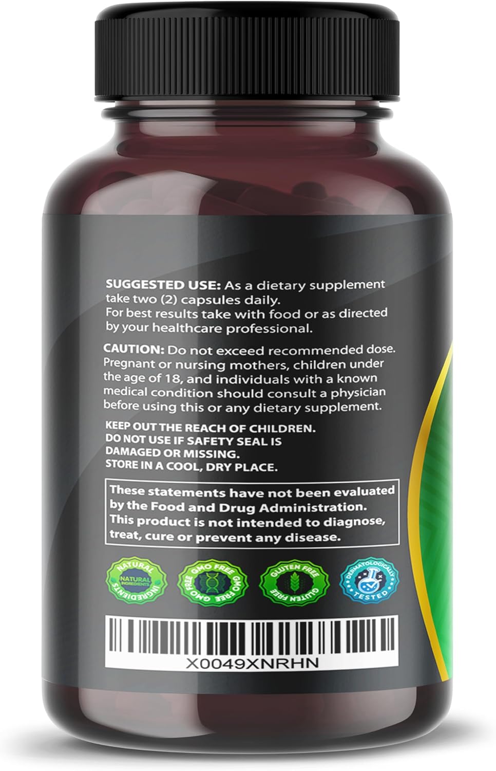 150 Capsules of USA-Made GUDOMET Gymnema sylvestre, Berberine, Turmeric, Bitter Melon, Resveratrol, Green Tea, and Black Pepper