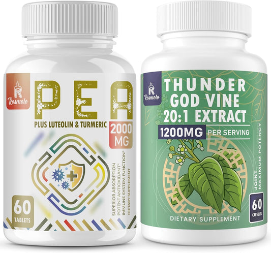 1500 MG Rosmolo Palmitoylethanolamide & 1200 MG Tripterygium Wilfordii Supplement