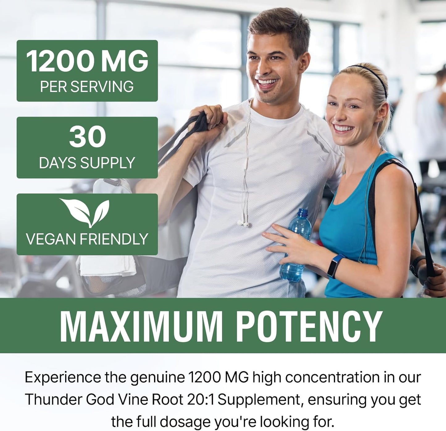 1500 MG Rosmolo Palmitoylethanolamide & 1200 MG Tripterygium Wilfordii Supplement