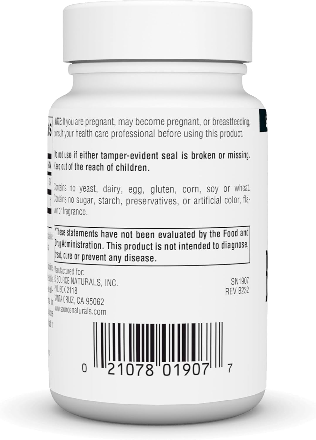 150mg Benfotiamine Tablets by Source Naturals - Fat Soluble Vitamin B-1 Supplement, 120 Count - BoostGo Australia